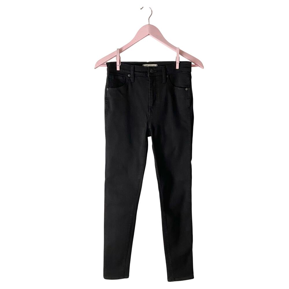 Madewell High-Rise Black Skinny Jeans